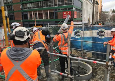 Microtunnelling Wastewater Drainage Installation for City Rail Link