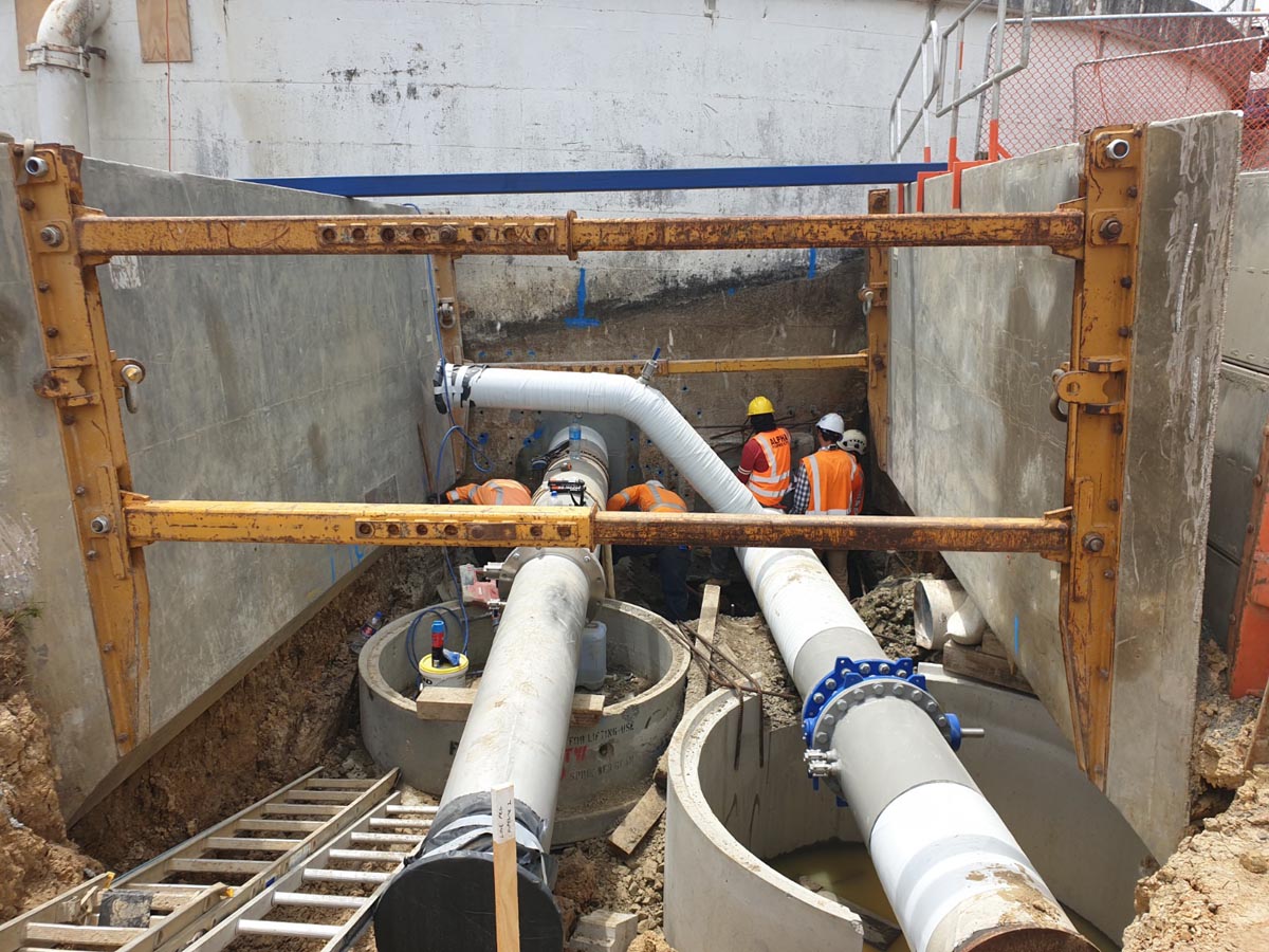 Papakura Water Treatment Plant Underground Infrastructure Kerry Drainage & Civil Brian Perry Civil (2)