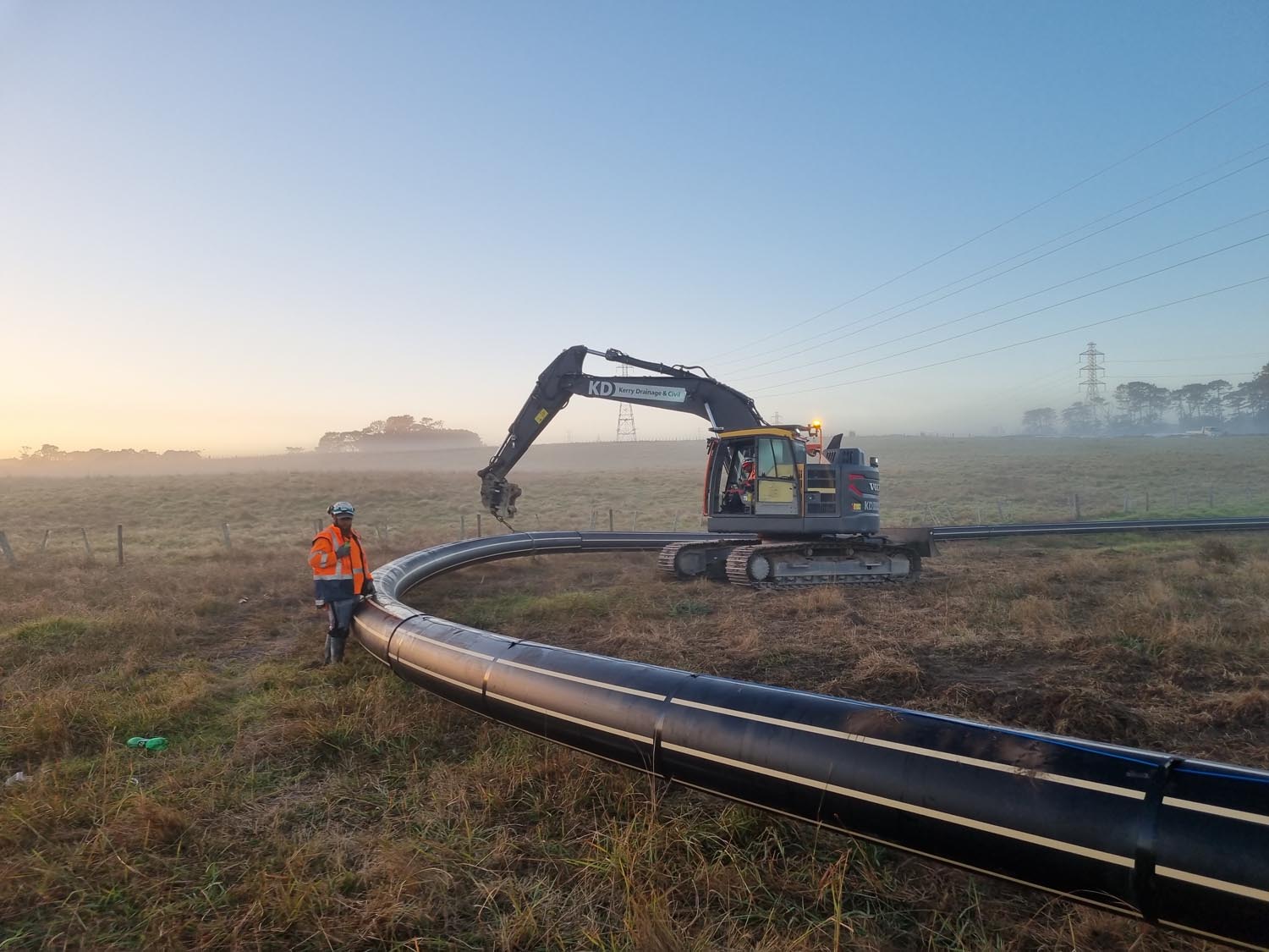 Microtunnel Wastewater Pipelines Project Redhills Auckland Kd Civil For Watercare (4)